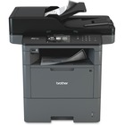 Brother MFC-L6700DW Wireless Laser Multifunction Printer - Monochrome - Copier/Fax/Printer/Scanner - 48 ppm Mono Print - 1200 x 1200 dpi Print - Automatic Duplex Print - Up to 100000 Pages Monthly - 570 sheets Input - Color Scanner - 1200 dpi Optical Scan - Monochrome Fax - Gigabit Ethernet - Wireless LAN - USB - 1 Each - For Plain Paper Print