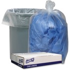 Genuine Joe Clear Low Density 1.4mil Liners - 38" (965.20 mm) Width x 58" (1473.20 mm) Length - 1.40 mil (36 Micron) Thickness - Low Density - 100/Carton - Clear