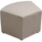 Lorell Fabric Quad Ottoman - Plywood16.75" (425.45 mm) x 16.75" (425.45 mm) x 18" (457.20 mm) - 1 Each