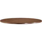 Lorell Essentials Series Walnut Laminate Round Table - 1"48" Table Top, 47.3" x 47.3"1" - Band Edge - Finish: Walnut Laminate