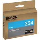 Epson UltraChrome 324 Original Ink Cartridge - Cyan - Inkjet - 1 Each