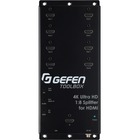 Gefen Ultra HD 1:8 Splitter for HDMI - 4096 x 2160 - 300 MHzMaximum Video Bandwidth - HDMI In - HDMI Out - USB