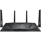 Asus RT-AC3100 IEEE 802.11ac Ethernet Wireless Router - 2.40 GHz ISM Band - 5 GHz UNII Band - 4 x Antenna(4 x External) - 387.50 MB/s Wireless Speed - 4 x Network Port - 1 x Broadband Port - USB - Gigabit Ethernet - VPN Supported - Desktop