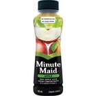 Minute Maid Pomme Jus Apple Juice - Ready-to-Drink - 450 mL - Bottle - 12 / Carton
