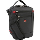 Holiday Travel/Luggage Case (Suitcase) Luggage - Black - Slip Resistant Shoulder Strap - Polyester Body - Shoulder Strap - 11.25" (285.75 mm) Height x 7.50" (190.50 mm) Width x 4.50" (114.30 mm) Depth - 1 Each