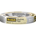 Scotch Masking Tape for Production Painting 2020-18A 18 mm x 55 m - 60.1 yd (55 m) Length x 0.71" (18 mm) Width - 3" Core - Crepe Paper - 1 Each - Tan