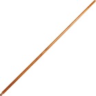 Rubbermaid Commercial 6351 Wood Handle, Threaded, Lacquered - 54" (1371.60 mm) Length - 1.31" (33.34 mm) Diameter - Lacquer - Wood - 1 Each