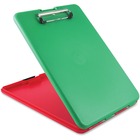 US-Works Saunders Show2Know Safety Organizer - Stationary - 9" x 11 3/4" - Polypropylene - Red, Green - 1 Each