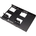 Corsair Mounting Bracket for Hard Disk Drive - Black - Anodized Aluminum - Black
