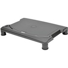 Tripp Lite Universal Monitor Riser - 18.14 kg Load Capacity - 5.50" (139.70 mm) Height x 15.63" (396.88 mm) Width x 11.25" (285.75 mm) Depth - Desktop, Tabletop - Black - TAA Compliant