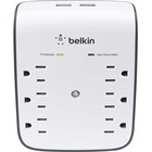 Belkin SurgePlus USB Wall Mount (10 Watts, Combined) - 2 x USB, 6 x AC Power - 900 J - USB