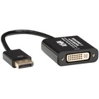 Tripp Lite 6in DisplayPort to DVI Adapter Active Converter M/F DPort 1.2 6" - 6" DisplayPort/DVI Video Cable for Video Device, Monitor, Projector, TV, Graphics Card - First End: 1 x DisplayPort 1.2 Digital Audio/Video - Male - Second End: 1 x DVI-I (Dual-Link) Digital Video - Female - Supports up to 1920 x 1200 - Gold Plated Connector - Gold Plated Contact - Black
