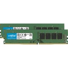 Crucial 16GB (2 x 8 GB) DDR4 SDRAM Memory Kit - 16 GB (2 x 8GB) - DDR4-2400/PC4-19200 DDR4 SDRAM - 2400 MHz - CL17 - 1.20 V - Non-ECC - Unbuffered - 288-pin - DIMM