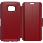 OtterBox Strada Carrying Case (Folio) Smartphone - Ruby Romance Red - Drop Resistant - Leather Body - Retail
