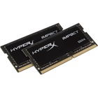 Kingston HyperX Impact 32GB DDR4 SDRAM Memory Module - 32 GB (2 x 16 GB) - DDR4-2400/PC4-19200 DDR4 SDRAM - CL14 - 1.20 V - Non-ECC - Unbuffered - 260-pin - SoDIMM