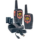 Cobra ACXT545C Microtalk Two-Way Radio - 22 Radio Channels - 10 to 22 UHF/FM - Upto 158400 ft (48280320 mm) - Hands-free, Built-in Flashlight - Water Resistant - AA - Nickel Metal Hydride (NiMH)