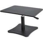 Victor High Rise Height Adjustable Laptop Stand - 18.14 kg Load Capacity - 15.25" (387.35 mm) Height x 21" (533.40 mm) Width x 13" (330.20 mm) Depth - Desktop - Steel, Wood, Polyvinyl Chloride (PVC) - Black