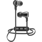 iHome Wireless Noise Isolating Metal Earbuds - Stereo - Wireless - Bluetooth - 30 ft - Earbud - Binaural - In-ear - Gun Metal