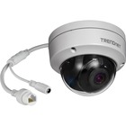 TRENDnet Indoor Outdoor 4 Megapixel HD PoE IR Dome Network Camera, Digital WDR, 2688 x 1520p, IP66 Rated Housing, IR Night Vision Up To 30m (98 ft.), ONVIF, IPv6, White, TV-IP315PI - 98.43 ft (30 m) - H.264+, MJPEG, H.264 - 1920 x 1080 Fixed Lens - CMOS