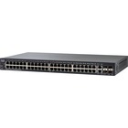 Cisco SF350-48 48-Port 10 100 Managed Switch - 48 Ports - Manageable - 3 Layer Supported - Modular - Optical Fiber, Twisted Pair - Desktop - Lifetime Limited Warranty