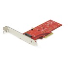 StarTech.com M.2 Adapter - x4 PCIe 3.0 NVMe - Low Profile and Full Profile - SSD PCIE M.2 Adapter - M2 SSD - PCI Express SSD - Connect a PCIe M.2 SSD (NVMe or AHCI) to your computer through PCI Express 3.0 for ultra-fast data access - x4 PCI Express to M.2 PCIe SSD Adapter - M.2 NGFF SSD (NVMe or AHCI) Adapter Card - Expansion bay adapter supports M key M.2 NGFF PCIe SSD