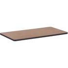 Lorell Medium Oak Laminate Rectangular Activity Tabletop - High Pressure Laminate (HPL) Rectangle, Medium Oak Top - 24" Table Top Width x 48" Table Top Depth x 1.1" Table Top Thickness - Assembly Required