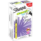 Sharpie Clear View Highlighter - Fine Marker Point - Chisel Marker Point Style - Yellow - 12 / Dozen
