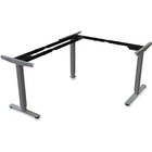 Lorell Sit/Stand Desk Third-leg Add-on Kit - 124.74 kg Weight Capacity x 24" Width x 44" Depth x 26.5" Height - Black