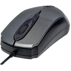 Manhattan Edge Optical USB Mouse - Optical - Cable - Black, Gray - USB - 1000 dpi - Scroll Wheel - 3 Button(s) - Symmetrical