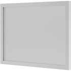 HON BL Modesty Panel, Frosted - Contemporary - 72" Width x 0.8" Depth x 27" Height - Glass - Silver, Frosted