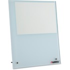 Lorell Glass Photo Board - 8.25" x 10" Frame Size - Holds 5" x 7" Insert - Desktop, Tabletop - Vertical - Stain Resistant - 1 Each - White