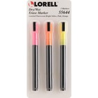 Lorell Dry/Wet Erase Marker - Assorted - 3 / Pack