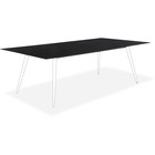 Lorell Conference Table Top - Black Rectangle Top - 96" Table Top Width x 48" Table Top Depth - Assembly Required