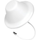 WilsonPro 4G LTE/ 3G High Performance Wide-Band Dome Ceiling Antenna (F-Female) - 698 MHz to 960 MHz, 1710 MHz to 2700 MHz - 4 dB - Cellular Network, Signal Booster - White - Ceiling Mount - Omni-directional - F-Type Connector