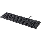 Kensington Canadian Bilingual Keyboard - Cable Connectivity - USB Interface - 105 Key Volume Control Hot Key(s) - English (US), French (Canada) - QWERTY Layout - Notebook, Desktop Computer - Black