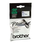 Brother Non-Laminated Label Tape - 23/64" Length - Direct Thermal - White - 1 Each