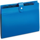 Pendaflex Letter Expanding File - 8 1/2" x 11" - 7 Pocket(s) - Poly - Blue - 1 Each
