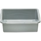 Rubbermaid Bus/Utility Box - 17.51 L Utility Box - Plastic - Dishwasher Safe - Gray - 1 Piece(s) Each