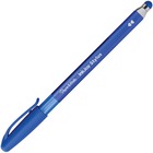 Paper Mate InkJoy Ballpoint Pen - 1 mm Pen Point Size - Blue - Blue Barrel - Rubber Tip - 1 Each