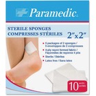 Paramedic Sterile compresses 2" X 2" - 2" (50.80 mm) x 2" (50.80 mm) - 10/Pack - Rayon