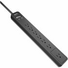 APC by Schneider Electric Essential SurgeArrest PE76, 7 Outlets, 6 Foot Cord, 120V - 7 x NEMA 5-15R - 1440 J - 120 V Input