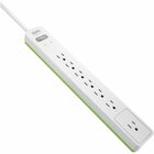 APC by Schneider Electric Essential SurgeArrest PE76W, 7 Outlets, 6 Foot Cord, 120V, White - 7 x NEMA 5-15R - 1440 J - 120 V Input