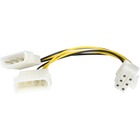 StarTech.com 6in LP4 to 6 Pin PCI Express Video Card Power Cable Adapter - 6 pin internal power (M) - 4 pin ATX12V (M) - 15.2 cm - For PCI Express Card - 6" Cord Length - 1