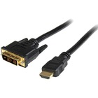 StarTech.com 10ft HDMI to DVI D Adapter Cable - Bi-Directional - HDMI to DVI / DVI to HDMI Adapter for Your Computer Monitor (HDMIDVIMM10) - Connect an HDMI-enabled output device to a DVI-D display, or a DVI-D output device to an HDMI-capable display - 10