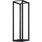 CyberPower 4-post Open Frame 19" Rack - 45U Rack Height x 19" (482.60 mm) Rack Width x 40" (1016 mm) Rack Depth - Floor Standing - Black - 798.32 kg Static/Stationary Weight Capacity