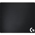 Logitech Large Cloth Gaming Mouse Pad - Textured - 15.75" (400.05 mm) x 18.11" (459.99 mm) x 0.10" (2.54 mm) Dimension - Black - Cloth, Rubber