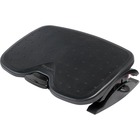 Kensington Solemate Plus Foot Rest - Black - 3.50" (88.90 mm) - 5" (127 mm) Adjustable Height - 30° Tilt - Black - TAA Compliant