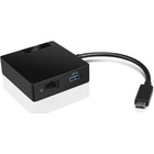 Lenovo USB-C Travel Hub - for Notebook/Tablet PC - USB Type C - Network (RJ-45) - HDMI - VGA - Wired