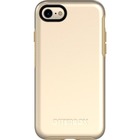 OtterBox iPhone 7 Symmetry Series Metallic Case - For Apple iPhone 7 Smartphone - Champagne - Metallic - Wear Resistant, Drop Resistant, Bump Resistant, Tear Resistant, Scratch Resistant, Scrape Resistant, Scuff Resistant - Synthetic Rubber, Polycarbonate