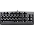 Lenovo Preferred Pro II USB Keyboard French Canadian - Cable Connectivity - USB 2.0 Interface - French (Canada) - QWERTY Layout - Notebook, Desktop Computer, Workstation, Docking Station - PC - Rubber Dome Keyswitch - Black